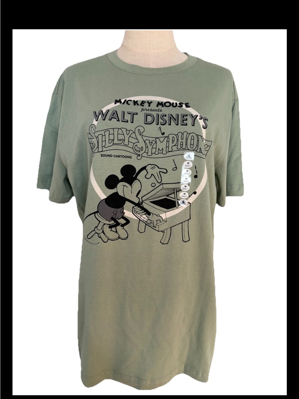 Disney Walt Disney World Mickey Mouse Silly Symphony 2026 Adult Medium Shirt